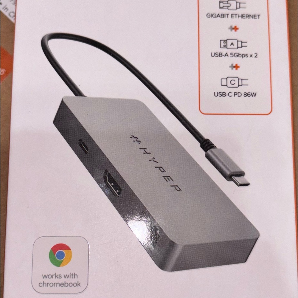 Hype USB-C Multi-Port Adapter - Silver - Picture 10 of 10